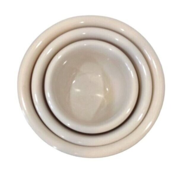 Set of 3 Corelle Coordinates Textured Leaves 1, 2 & 3 Quart Mixing Serving Bowls - Picture 8 of 13